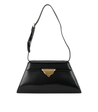 Triangle Logo Shoulder Bag, front view